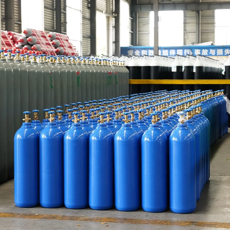 Factory Outlet Seamless Steel Gas Bottle Argon/Helium/N2/ O2/Industrial Empty Gas Cylinders