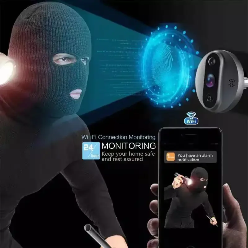 Outdoor Home Ip Wifi 1080 Video Intercom Cctv Video Phone Wireless Doorbell Camera