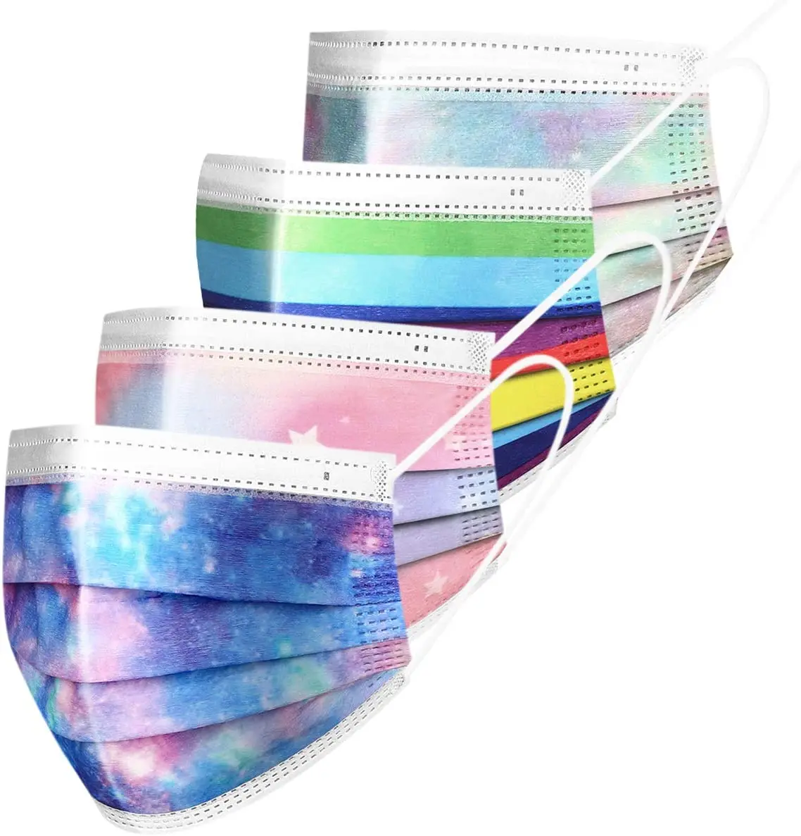 Hot Sale Custom Print Kids Face Mask 3 Ply Non-woven Fabric Mask Children Disposable Facemask Disposable Medical Face Mask