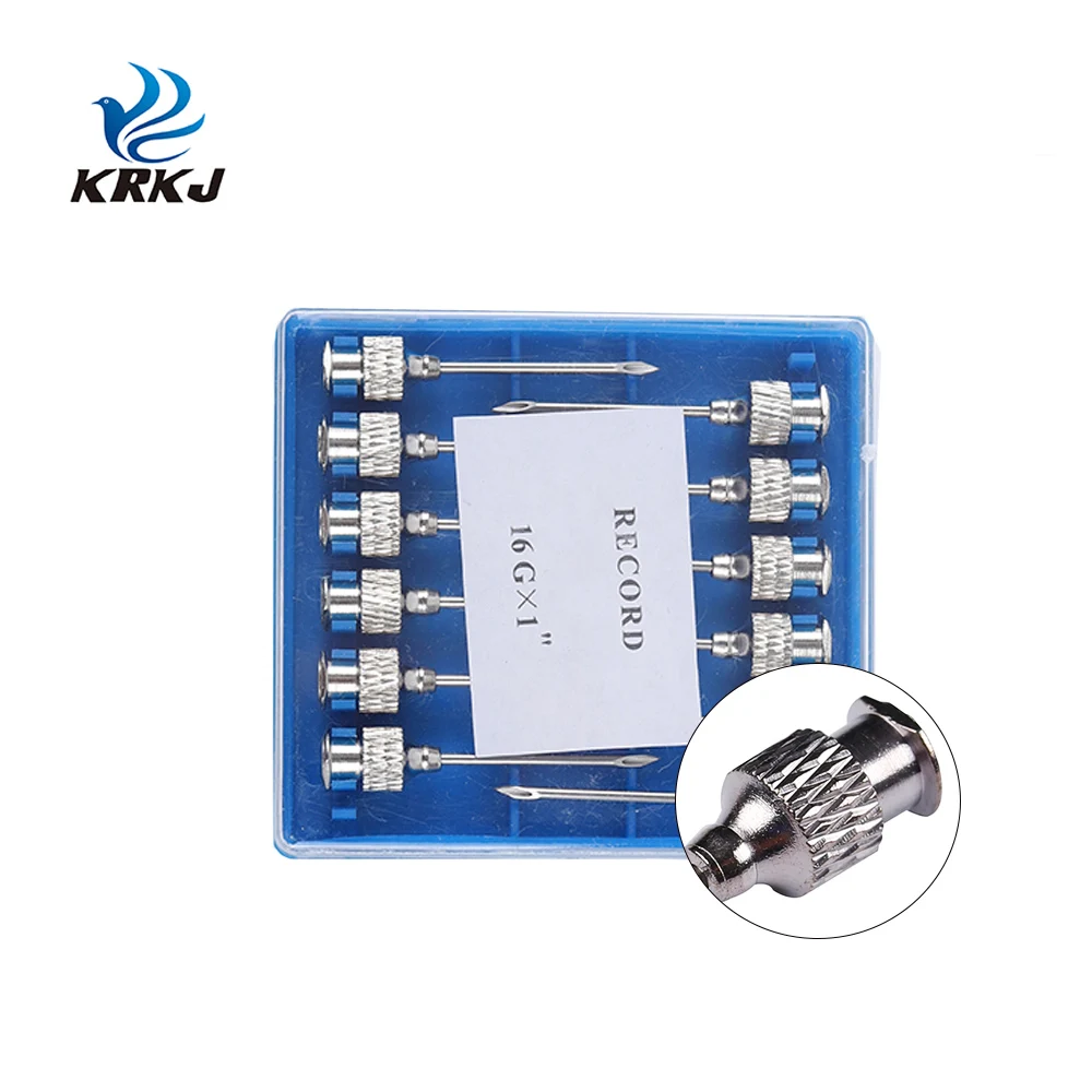 KD405 medical 18g injection veterinary hypodermic reusable metal needle for poultry pig