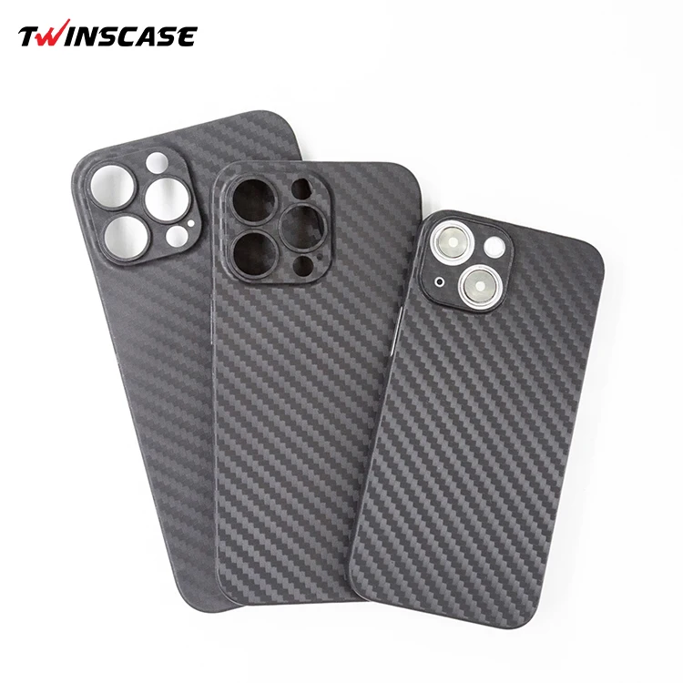 Logo Customize 0.35mm Super Slim Anti-fingerprint PP Cover Carbon Fiber for iPhone 13 Cell Phone Case