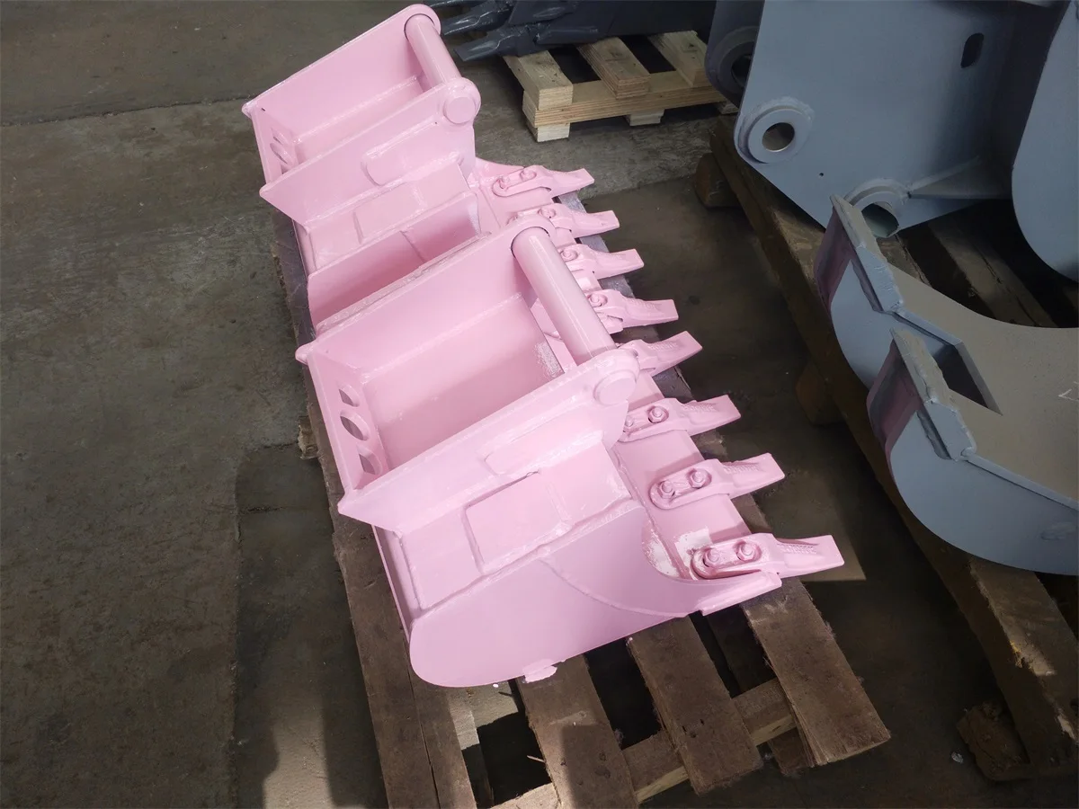 Construction Machinery Spare Parts Equipment Ms01 Ms03 Excavator Attachments Of Digging Bucket For Sale