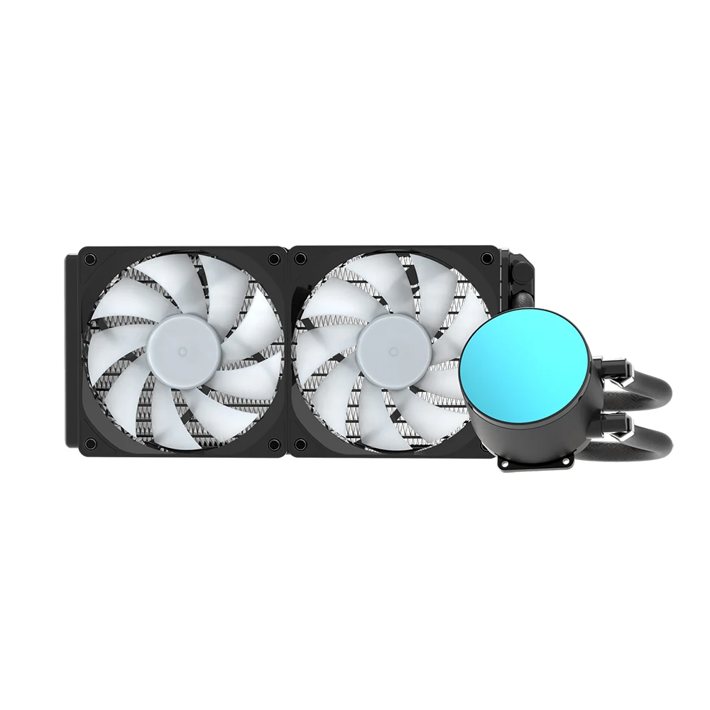 Aluminium Amd Cpu Cooler Computer Water Cooling Radiator Heat Sink With 12v DC Cpu Cooler Fan