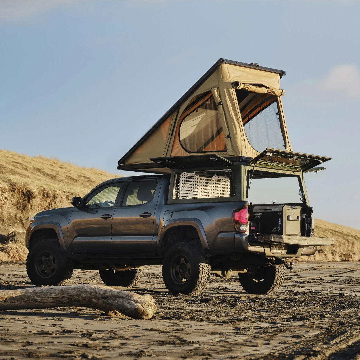 Outdoor 6ft Topper Sleek Pickup 4x4 Truck Camper Overland Popup Mini Standard  Tent Off-Road Slide On Customized Camper DIY.