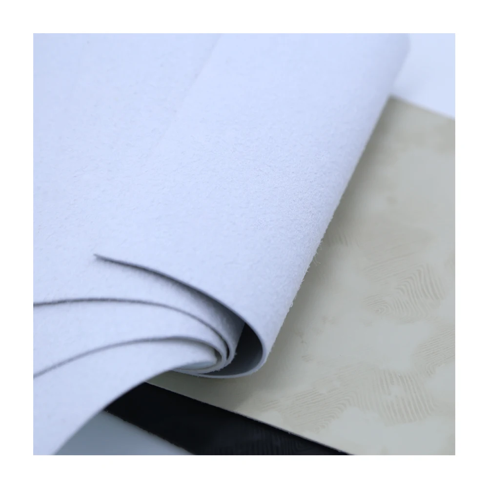 New product Multicolor microfiber Release Paper PU Synthetic Leather For making Shoe Upper Material
