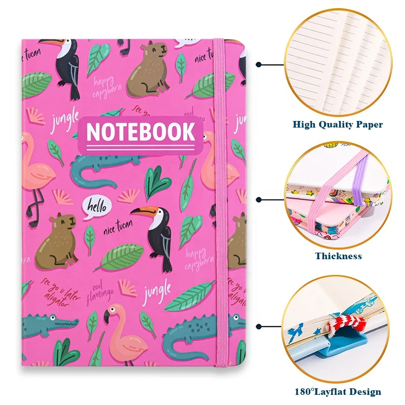 American Style Diary Notebook Customized Product With Cartoon Pattern Popular Notebook Gift Set