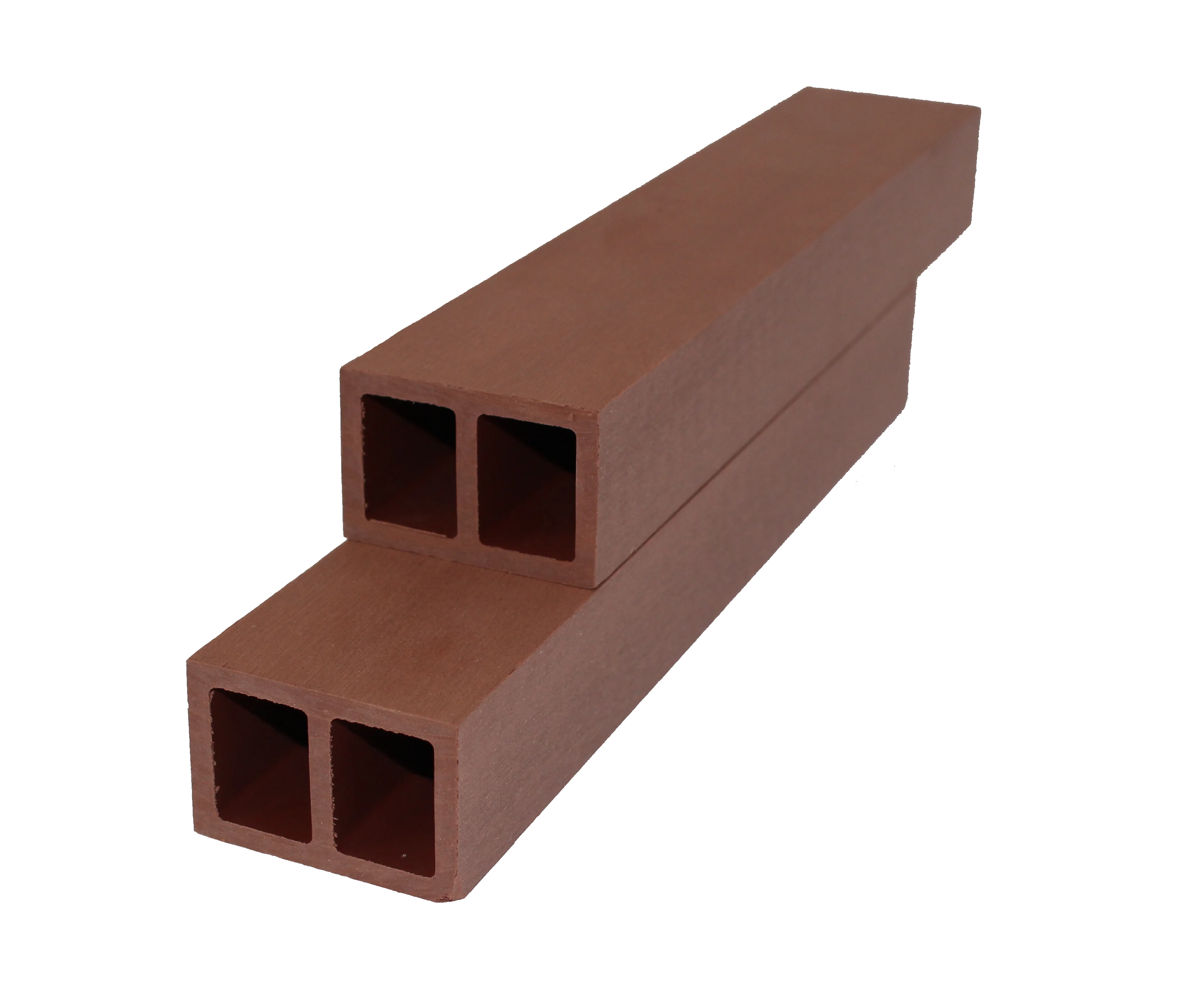 wpc Railing tube  wood plastic composite tube railing column  for exterior decor