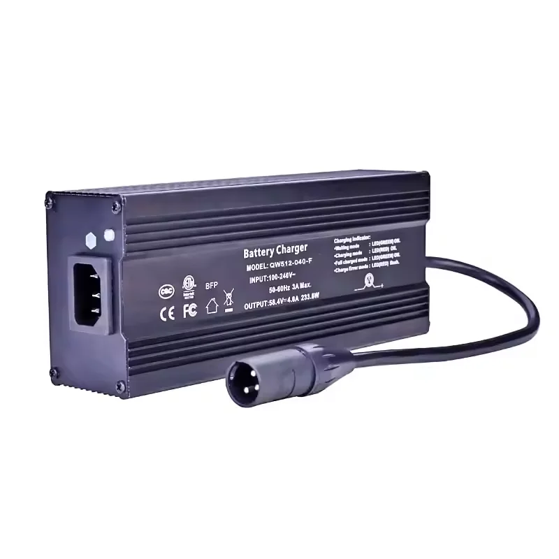 Factory 29.2V 10A Battery Charger With Oled Digital Display For 8S 25.6V Lifepo4 Battery 24V Lifepo4 Battery Charger