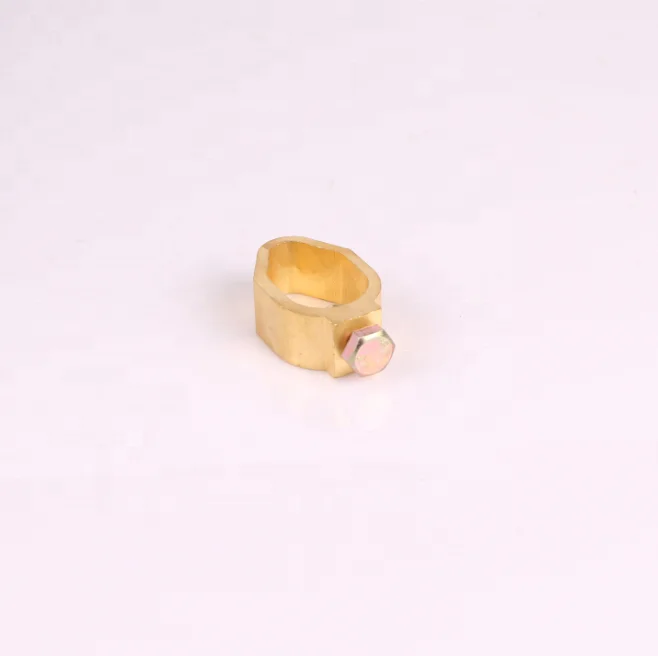 Hua Dian 2022 Cheap Factory Price brass clamp earth rod Copper ground terminal clamp lighting rod type A clamp  connection