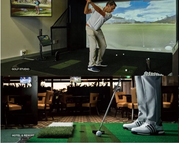 KRM15 golf simulator fairway mat Mini golf culbs  Golf Hitting Training Practicing Mats  Detection Batting Pad