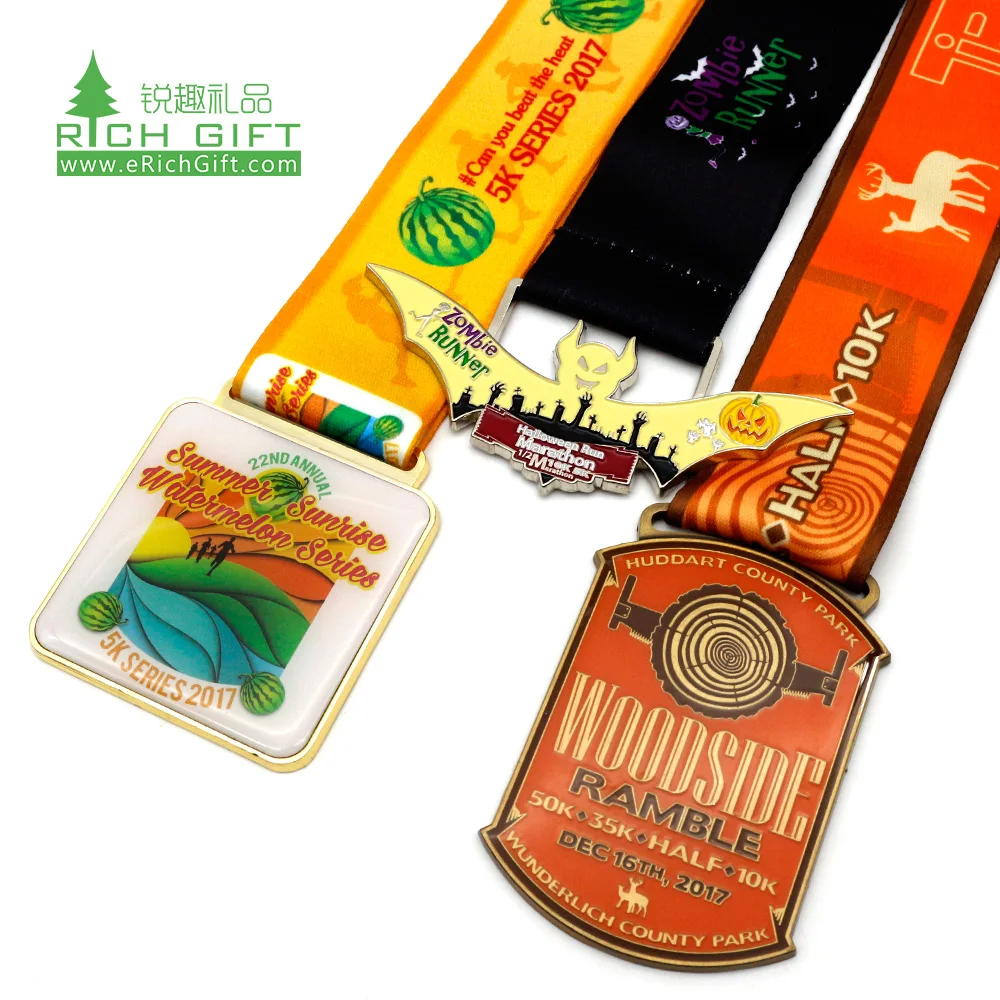 Gift crafts manufacturer custom medal zinc alloy metal logo 45mm academic medallions medal for honor