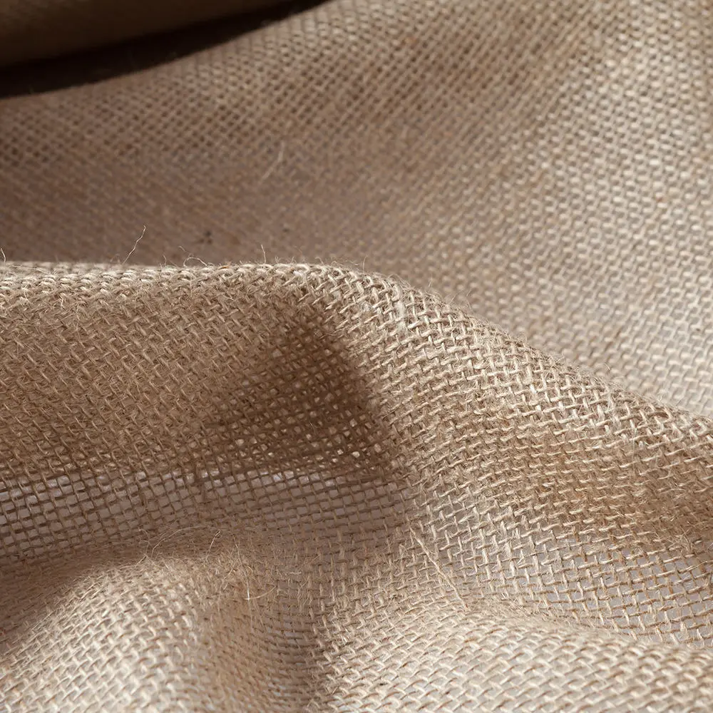 Eco Durable Biodegradable Hemp Fabric Dog Training Coarse Jute Pouch Burlap Bags