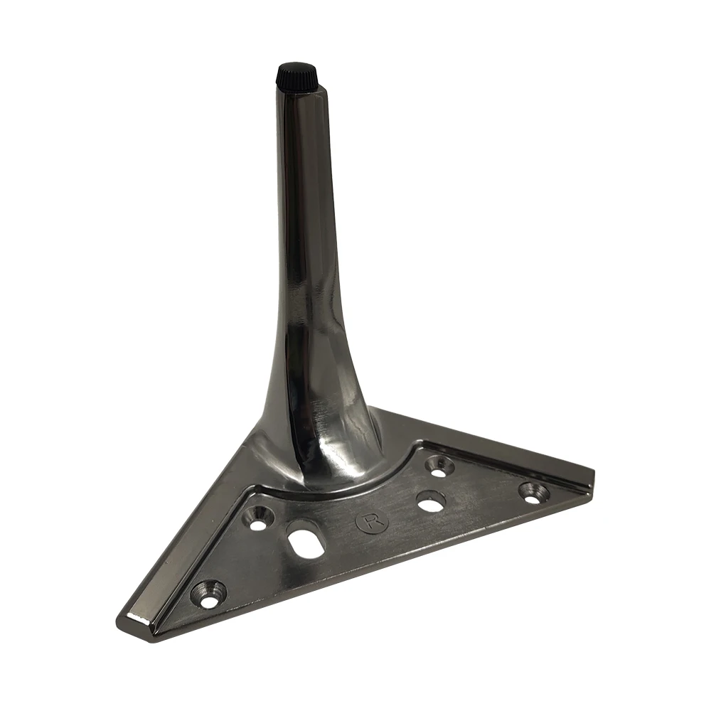 Pinlong Support Sofa Leg Metal Simple Base Sofa Alloy Furniture Feet Cabinet Foot Metal Legs Gun-black For Sofa TV Stand