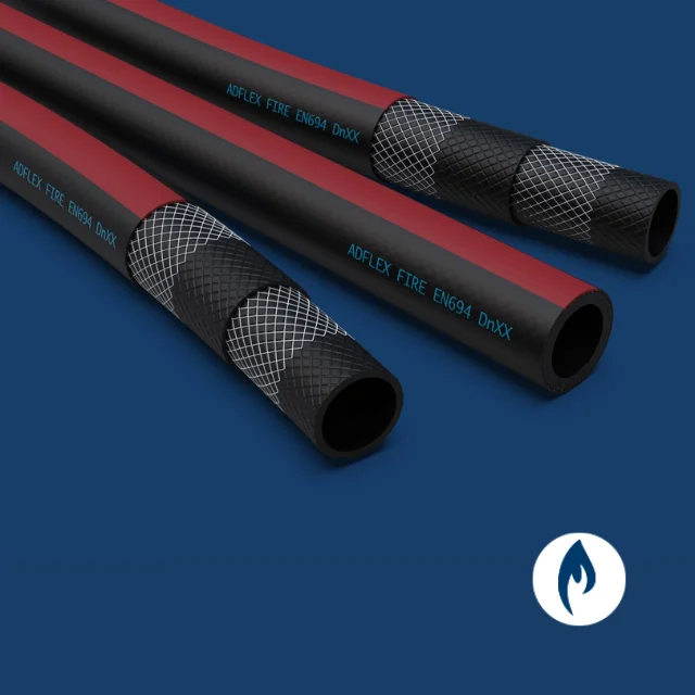 High End Price Great Quality Red Color 5-Layer Safety And Ease Of Use Plastic Fire Hoses For Export