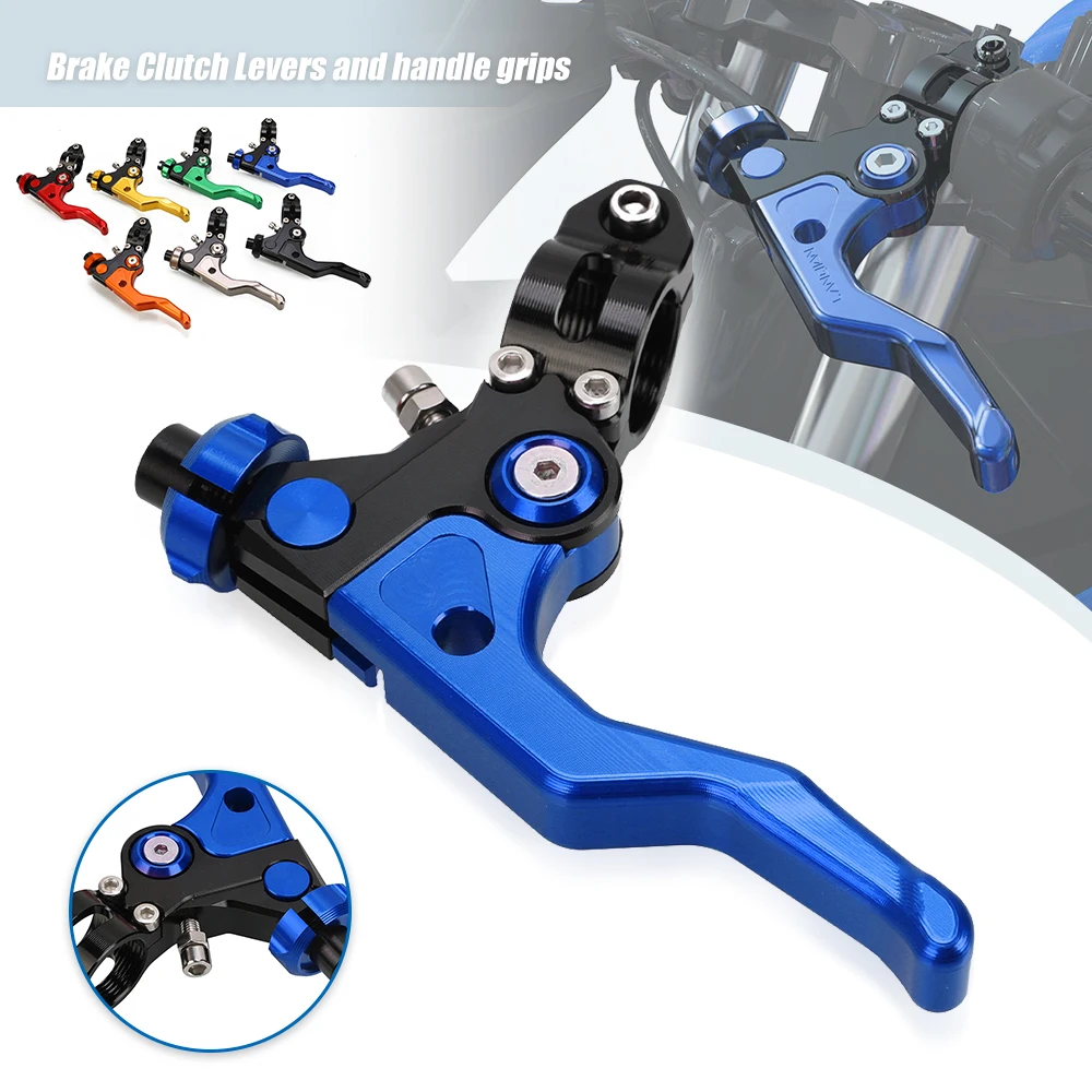 Motorbike Lever 7/8' Motorcycle Handle Brake Line Clutch Lever For YAMAHA XTZ125 2003 - 2016 2015 Dirt Bike Pitbike Accessories