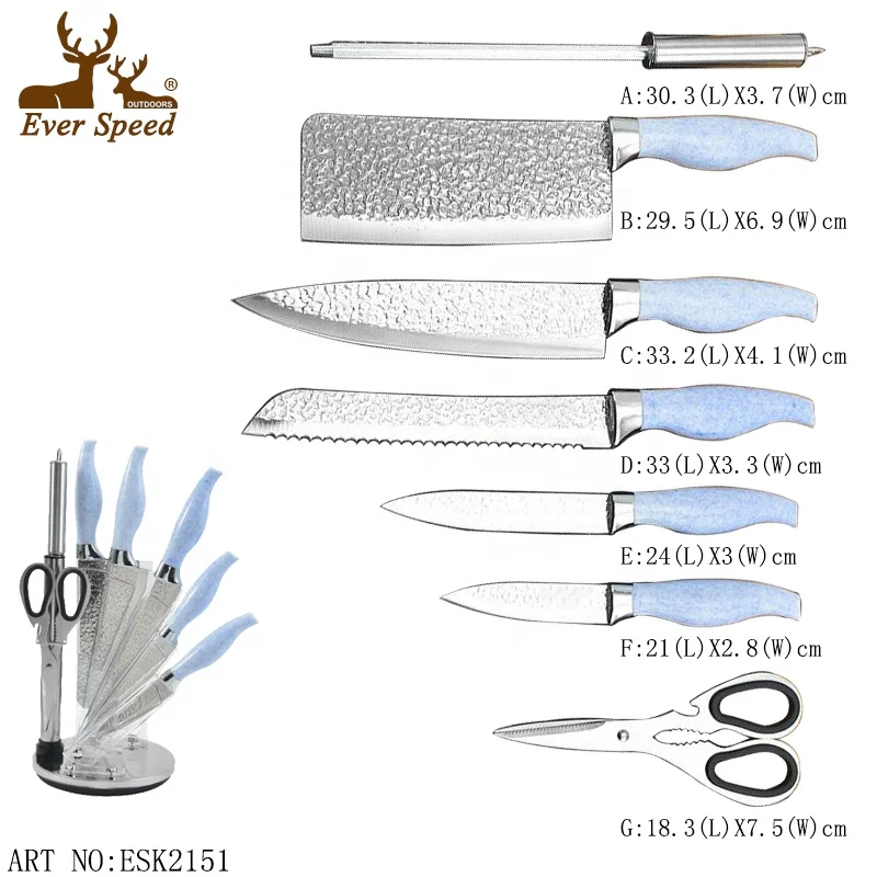 Excellent balde durability and shapeness kitchen knife