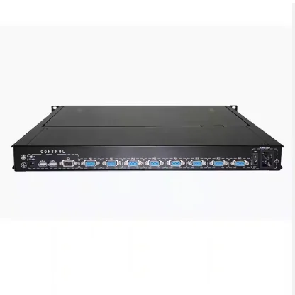 19inch 1U rack mount Support DC and AC dual power input KVM-1700MU series 17 inch 1port/4ports/8ports/16ports LED KVM switch