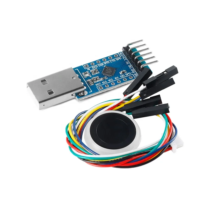 HLK-FPM383C Area Array Semiconductor Fingerprint Recognition Module Capacitive Touch Fingerprint Door Lock Acquisition Sensor