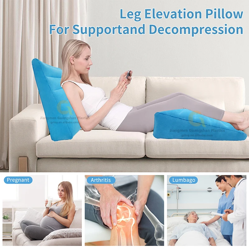 pregnant best position inflatable back wedge pillow for acid reflux