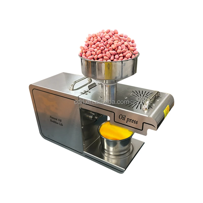 Small Cocoa Butter Sesame Oil Extractor Walnut Oil Press Machine High Quality Soybean Peanut edible oil press machine