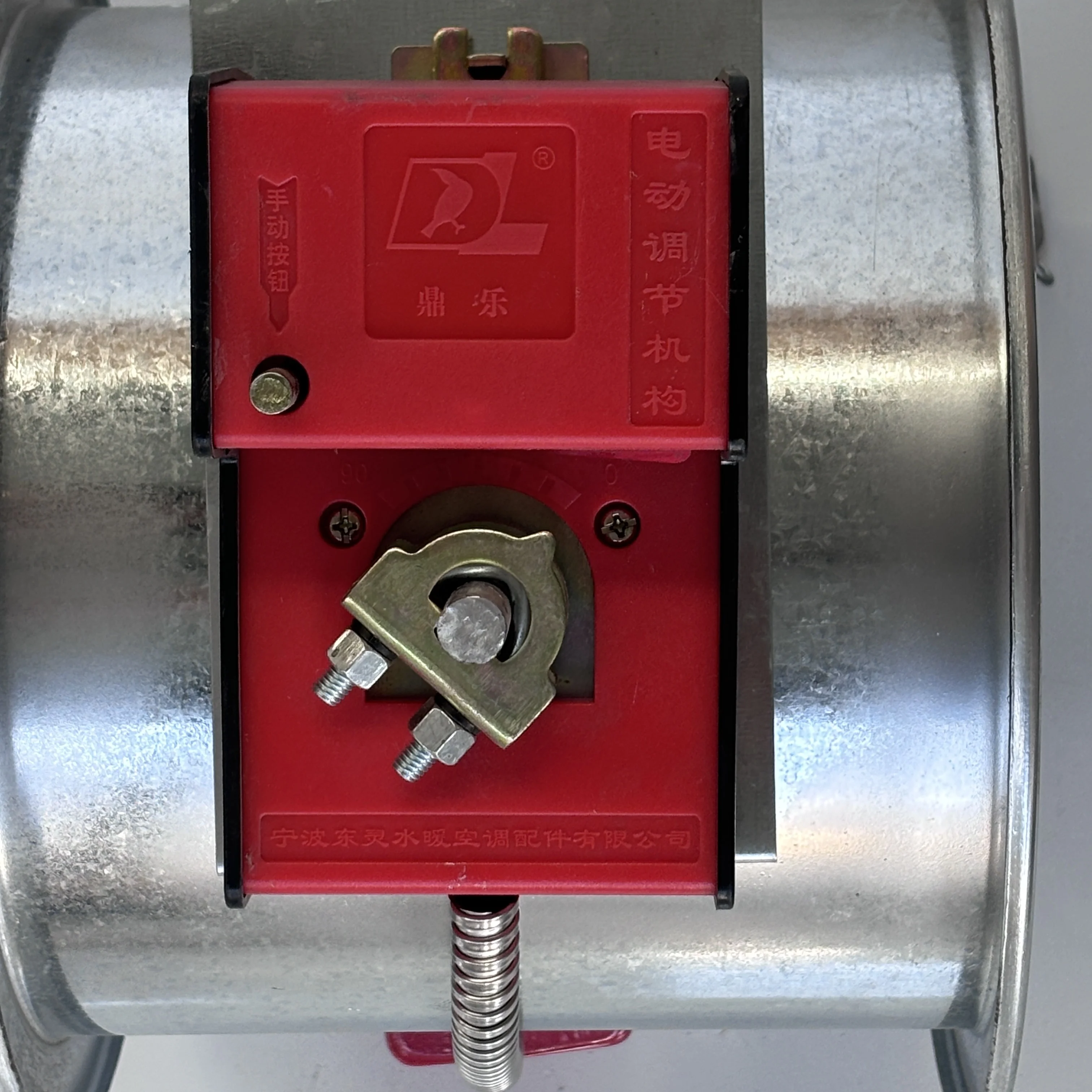 Made in China Galvanized Steel Bellmouth Spigot with Balancing Damper for Air Volume Control suppliers