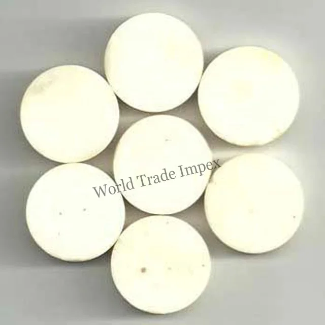 
Buffalo bone button blanks 