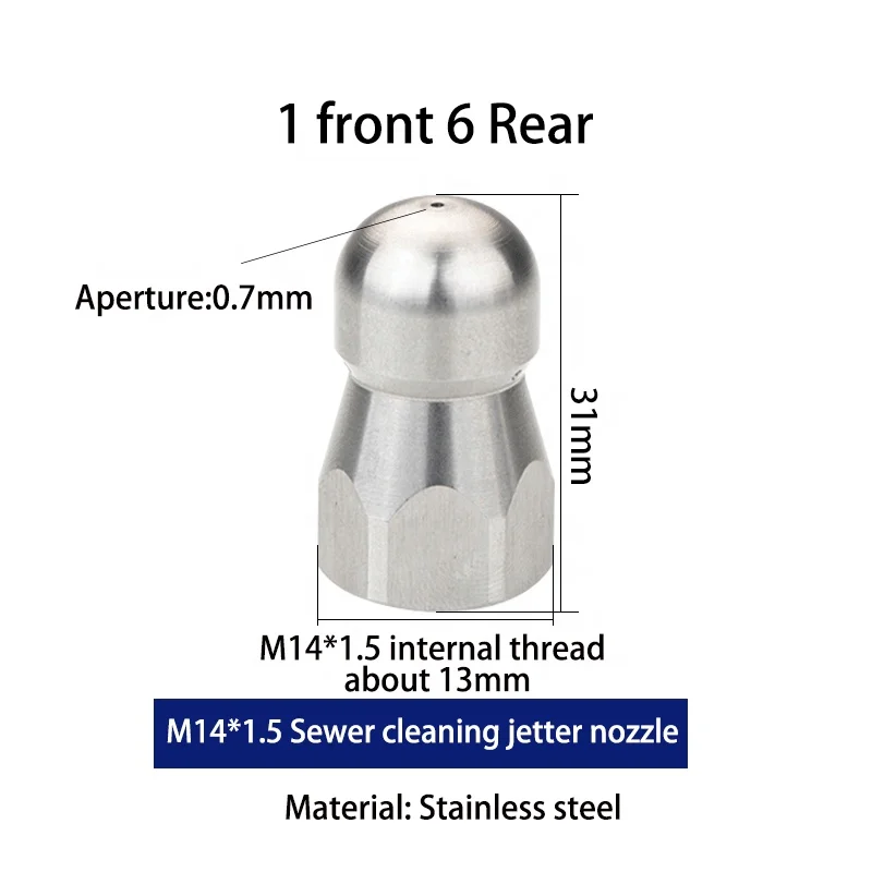 Насадка для очистки канализационной трубы насадка мойки высокого давления