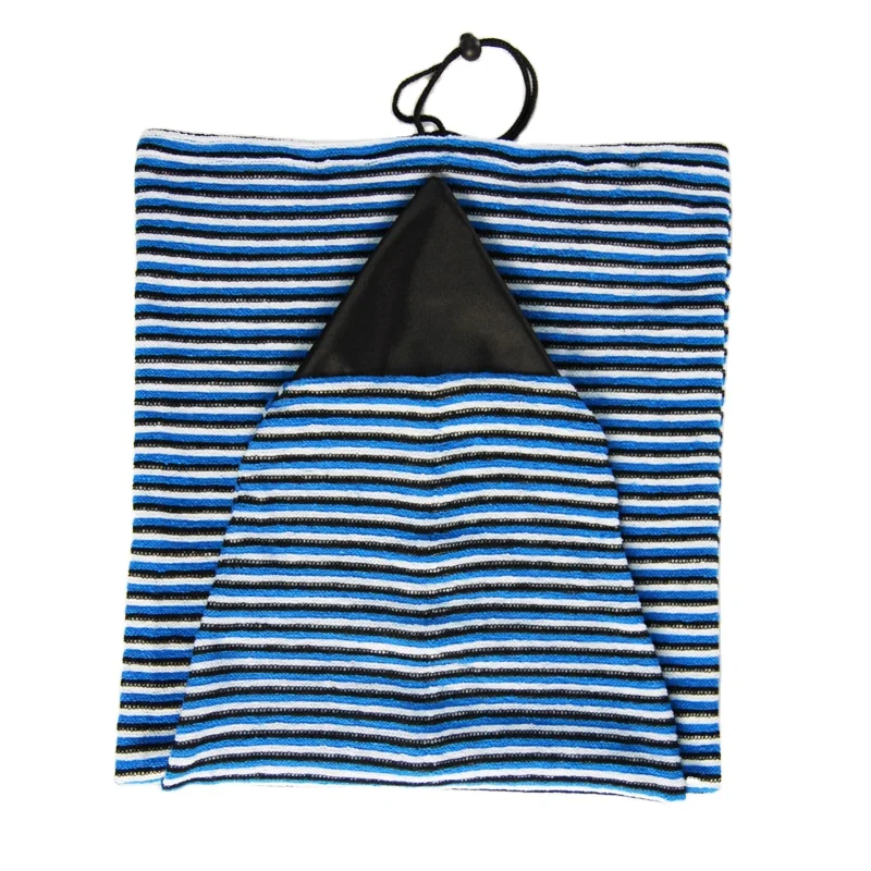 High Quality Ready to Ship Oem Customized Size Durable Stretch Polyester Terry Fabric Surfboard Bodyboard Sock Cover