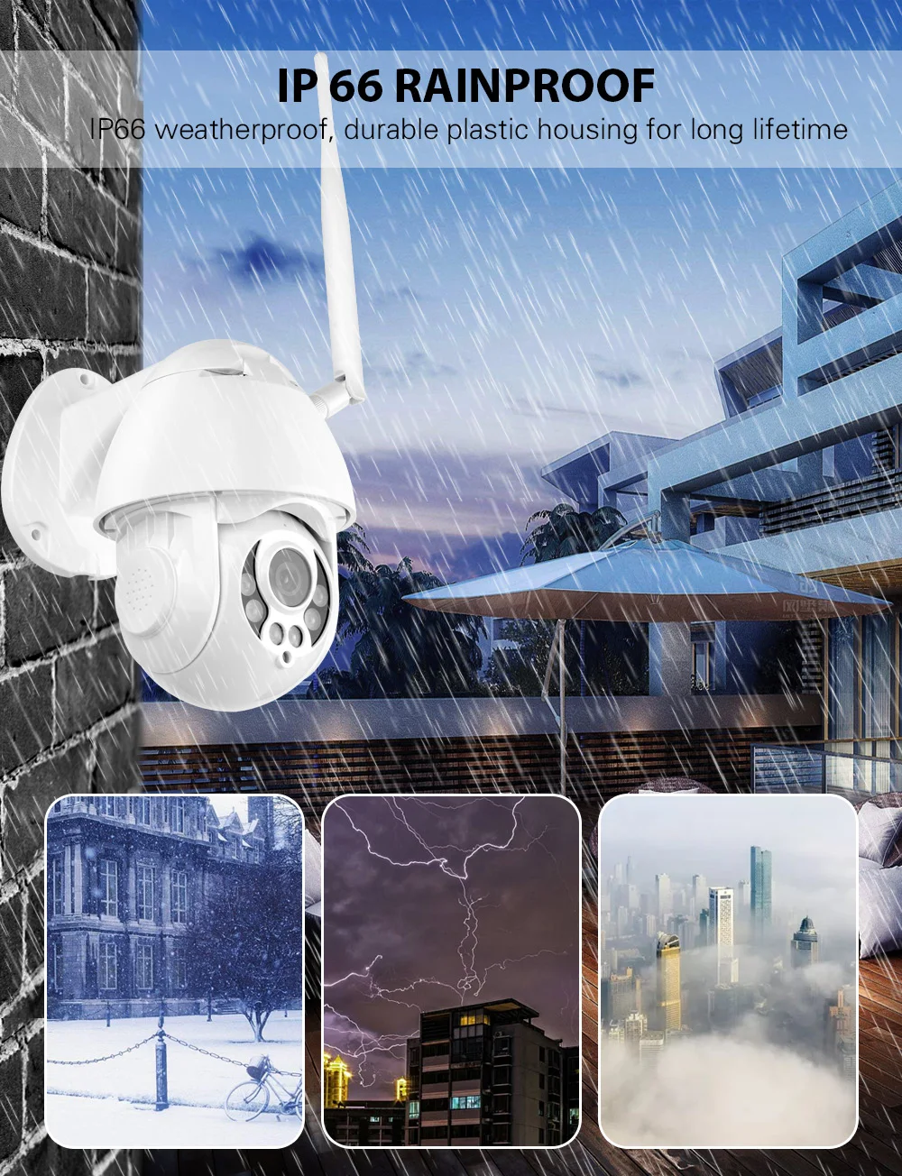 1080P 4X Speed Ip cameras outdoor wireless cctv Security cameras surveillance video Mic Wifi PTZ cameras