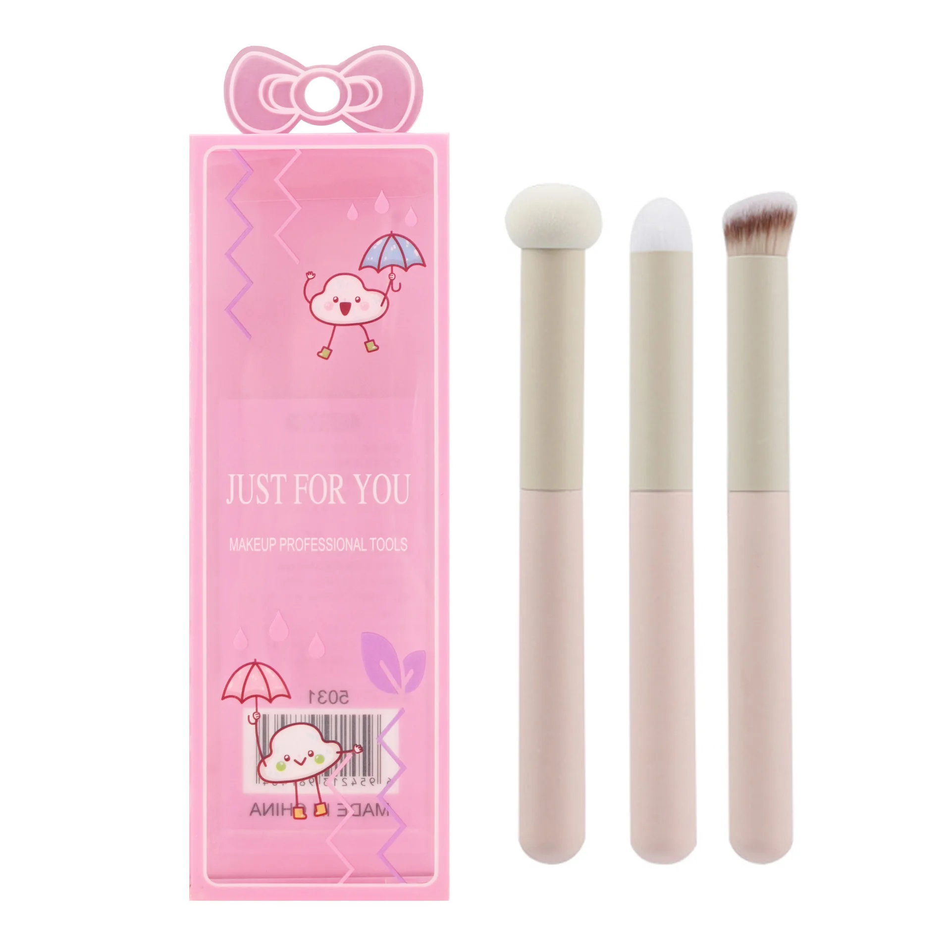 Best-selling soft mushroom head facial makeup concealer mushroom head sponge stick smudge makeup tool can be customized