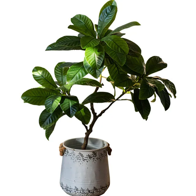 Simulation plant large magnolia tree home shop decoration bonsai ornaments artificial plant Nordic
