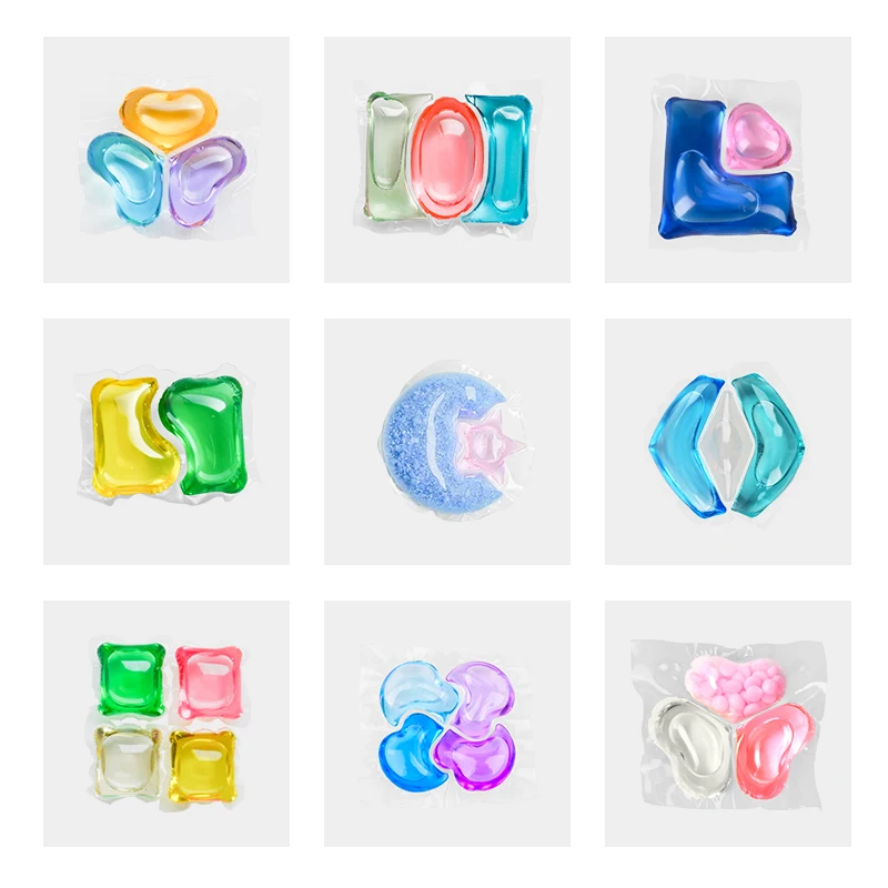 Polyva wash beads detergent liquid laundry pods organic soap liquid laundry detergent pod washing gel capsule