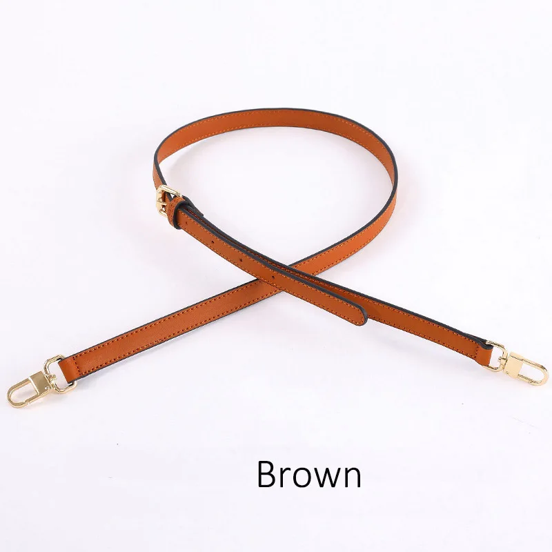 Wholesale Genuine Leather 1.8cm Women Fashion Belt Accessories Detachable Replacement Cross body Bag Strap Adjustable