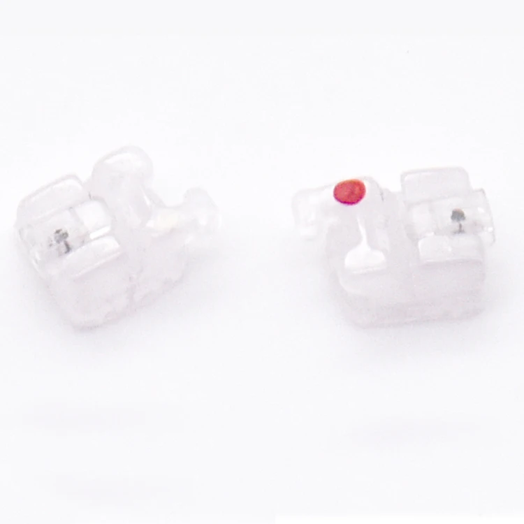Dentistry Product Dental Orthodontic Ceramic Passive Self Ligating Braces for Teeth
