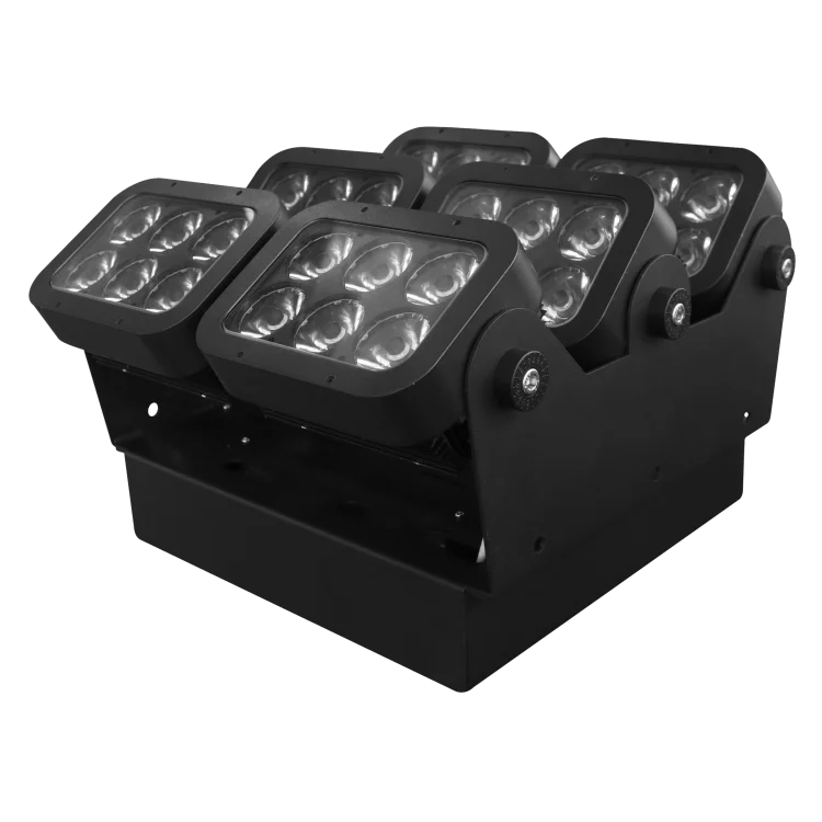 2 градуса 2D прожектор 250 Вт RGBWW настраиваемый белый DMX512 DALI IP66 башня водонепроницаемый