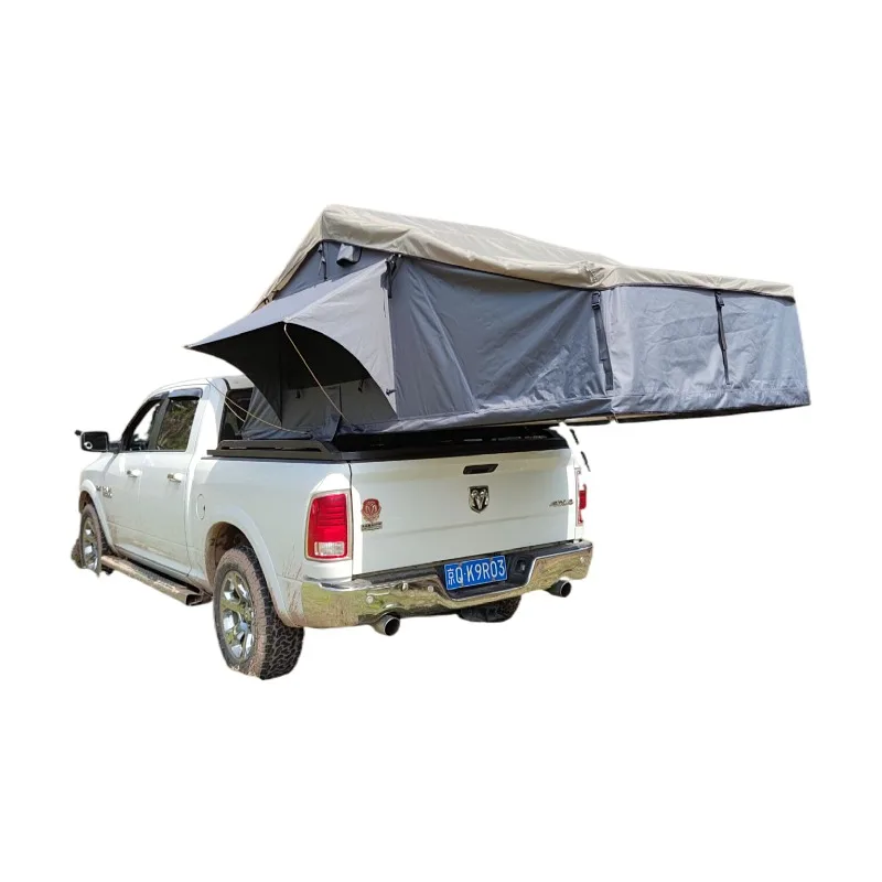 Good selling cheap camper clamshell folding soft cover car tent roof top trailer 4 personnes suv tent