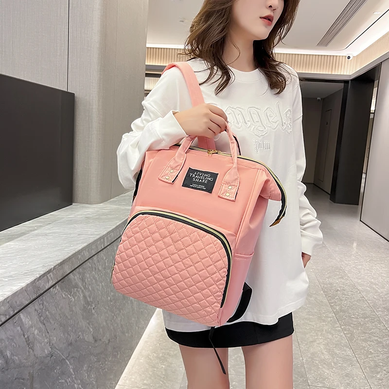 Wholesale baby Diaper bag Backpack Custom high quality women fashion travel Waterproof and anti-theft nappy mummy bag backpack