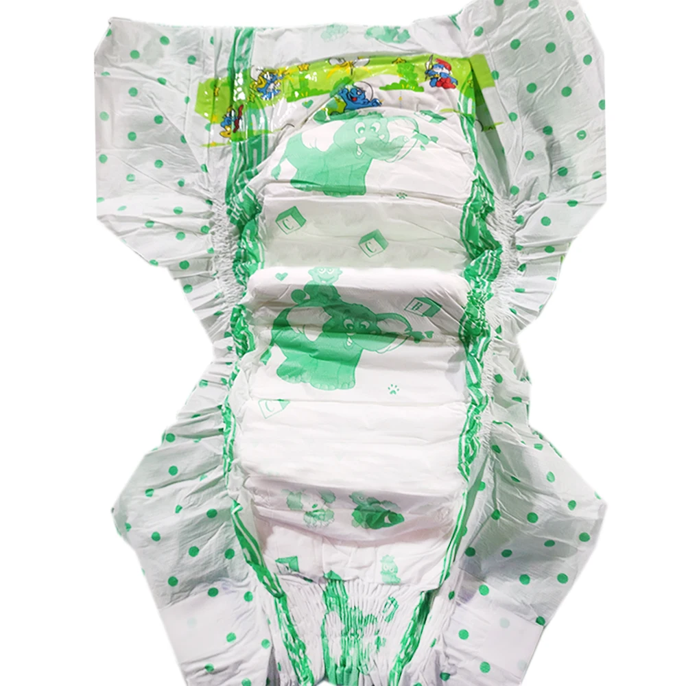 Factory Supply High Quality Baby Diaper Manufacturers in China Non Woven Fabric USA Disposable Magic Tape Printed Nonwoven