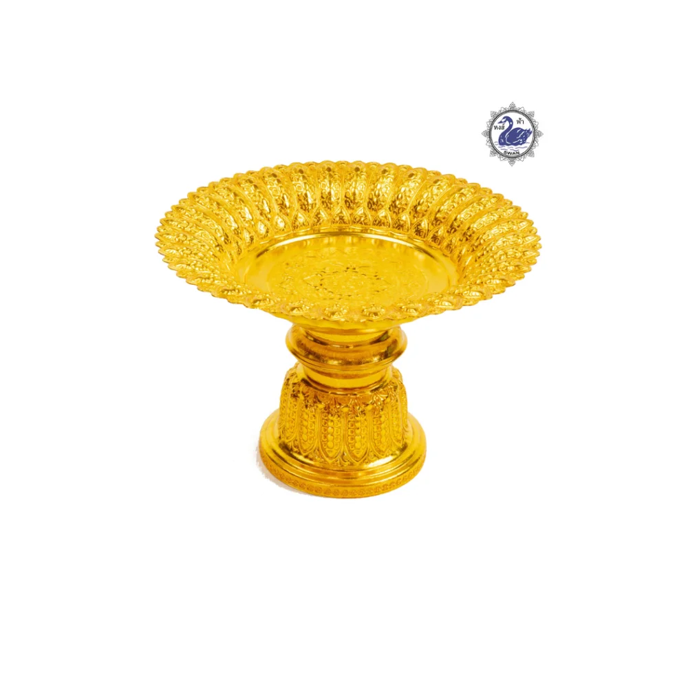 Высококачественный сервировочный поднос в форме лебедя размером 34 см из алюминия высококачественный продукт Таиланда