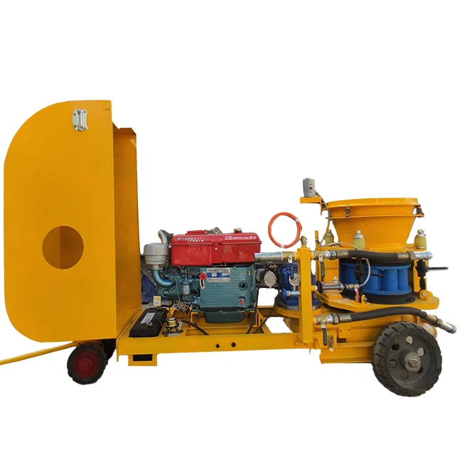 
Diesel 220v Explosion-proof Wet-mix Shotcrete Core Drill Concrete Spraying Machine 