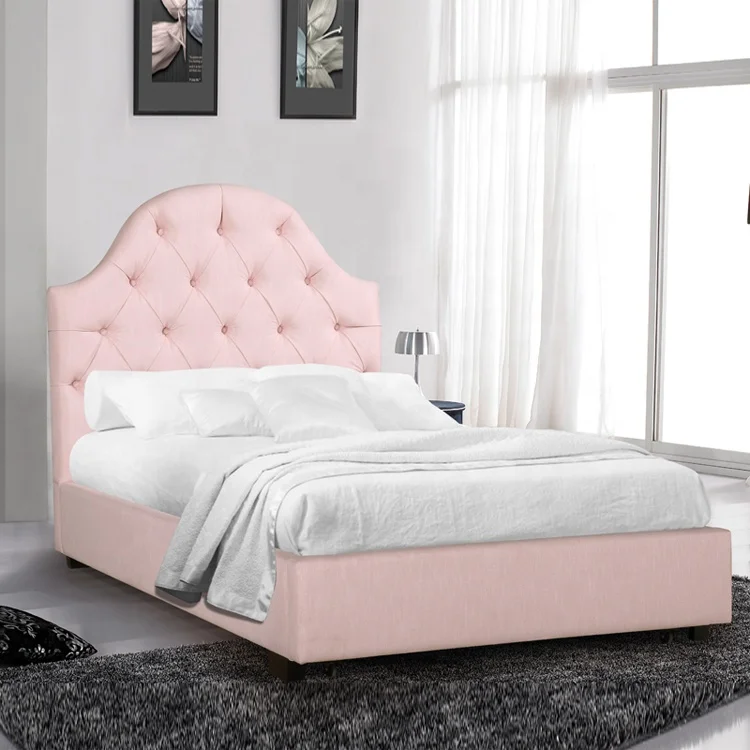 wood kids bed super king size bed high headboard hotel designer bed