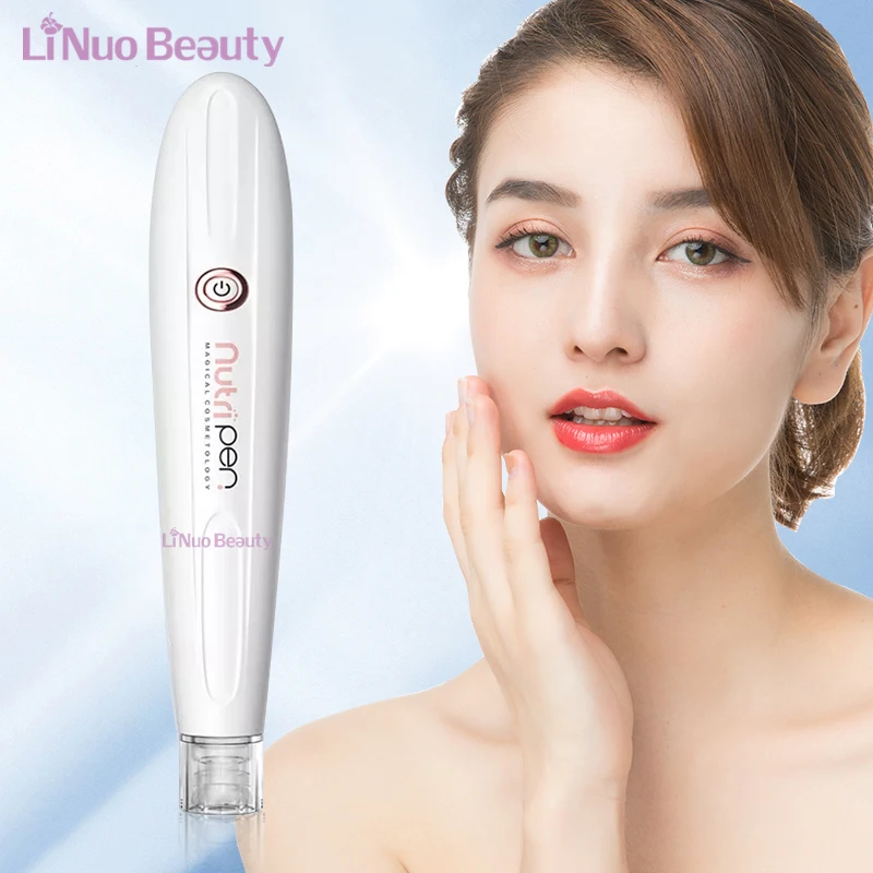facial hydra beauty pen personal skin care mini electric nano hydro face lifting winkles removal Meso Derma roller pen