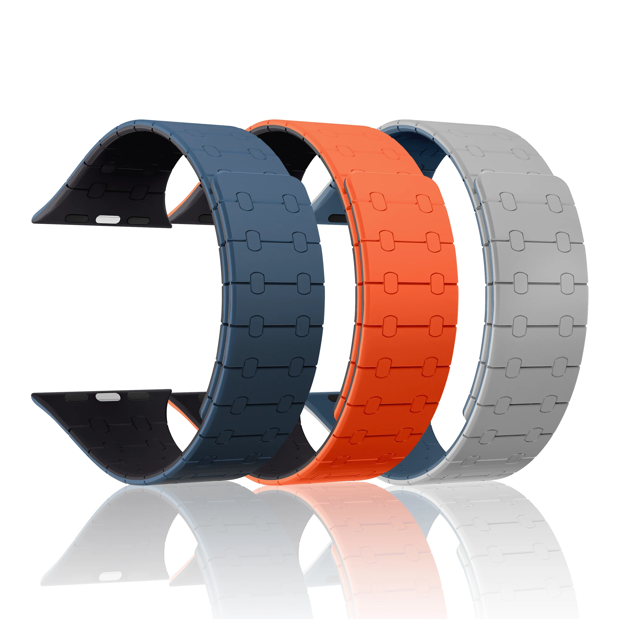 RYB Newest Magnetic Wrist Strap for Apple Watch Series 9 8 6 5 SE Silicone Watch bracelet Belt  For iWatch 49mm 45mm 41mm 44mm