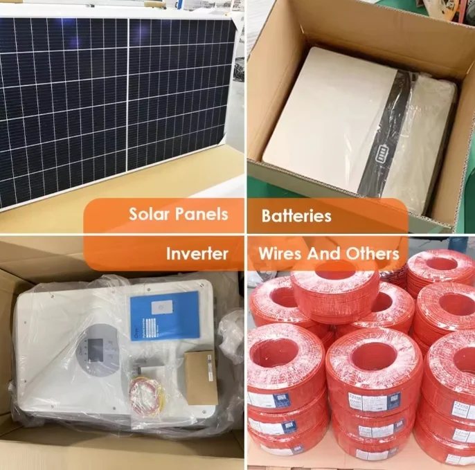 Home Hybrid 8kw 10kw 12kw Photovoltaic Home Off Grid Solar Energy Systems 5kwh 10kwh 15kwh 20kwh solar energy System solar Kit