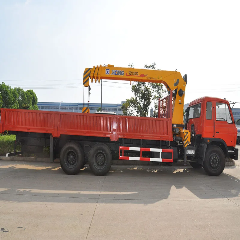 Dongfeng 6x4 RHD 8T Truck Mounted Crane Lorry-mounted Crane 8T Truck With Crane Manufacturer