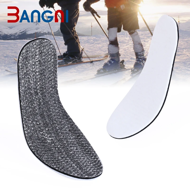 Custom Made Heat Foot Functional Shoes Insert Felt Alu Skiing Thermal Insol for The Feet Heated Insoles for Cycling Boots