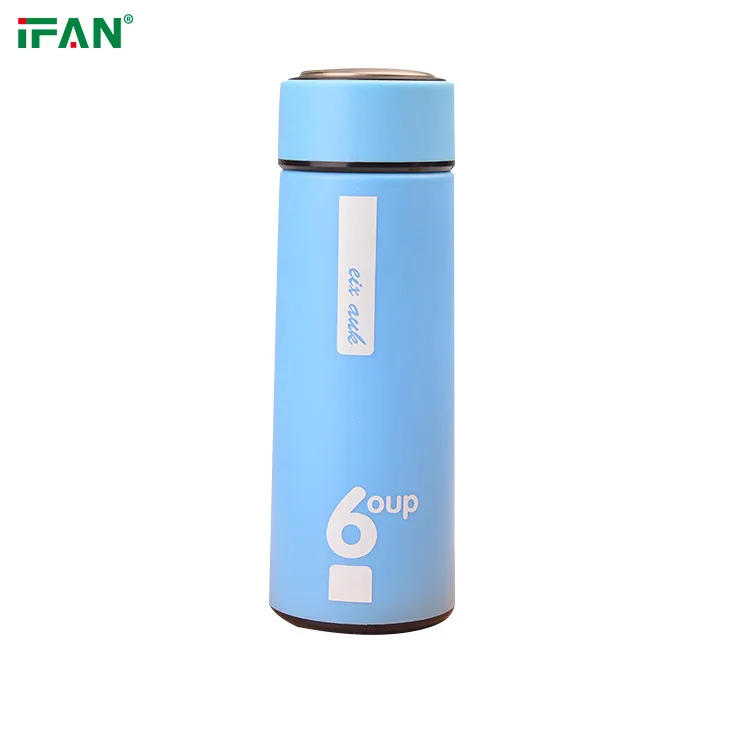 Customized Double Wall Glass Water Bottle Student Portable Drinking Water Bottle