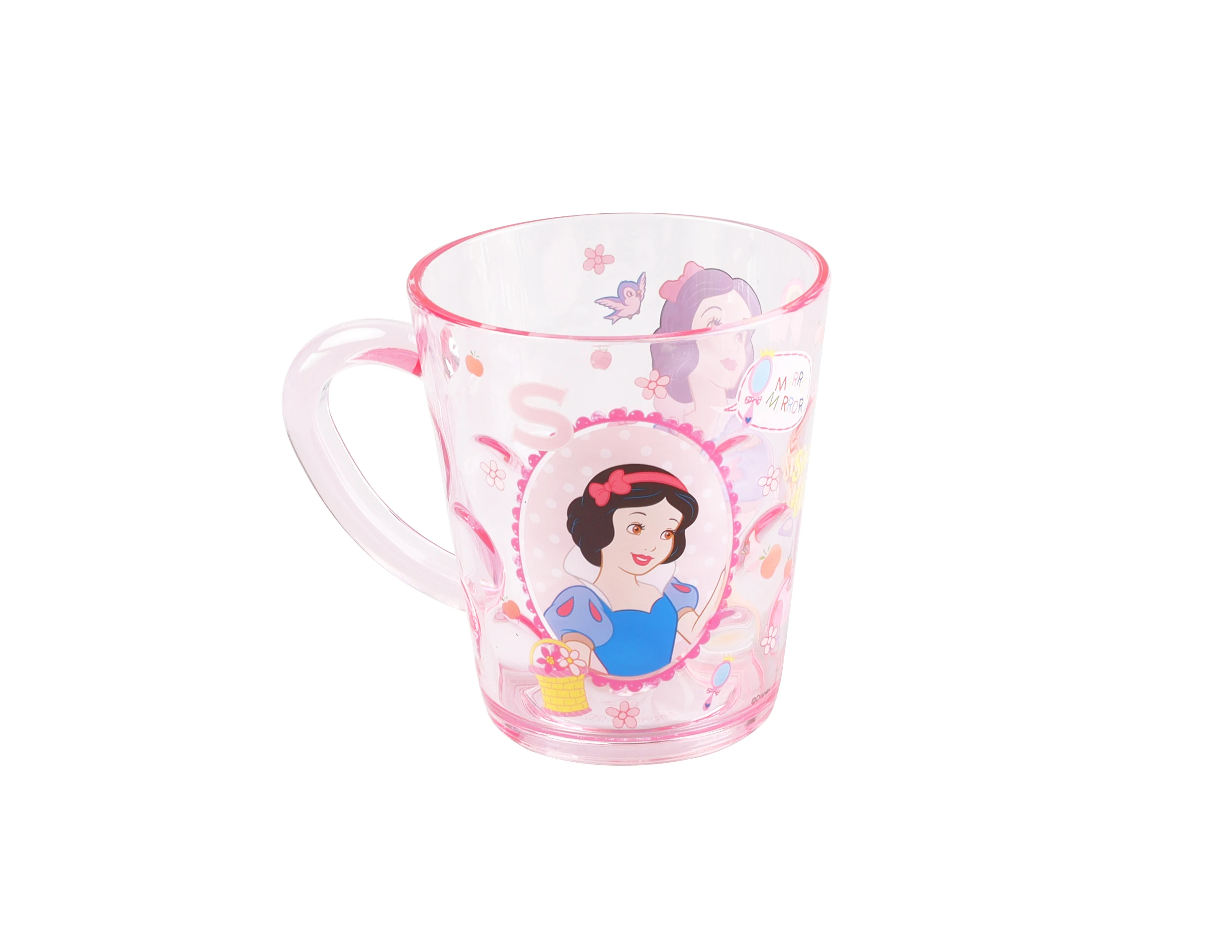 Disney Ariel crystal cup tableware transparent cup mugs Drinking Cup Children water glasses