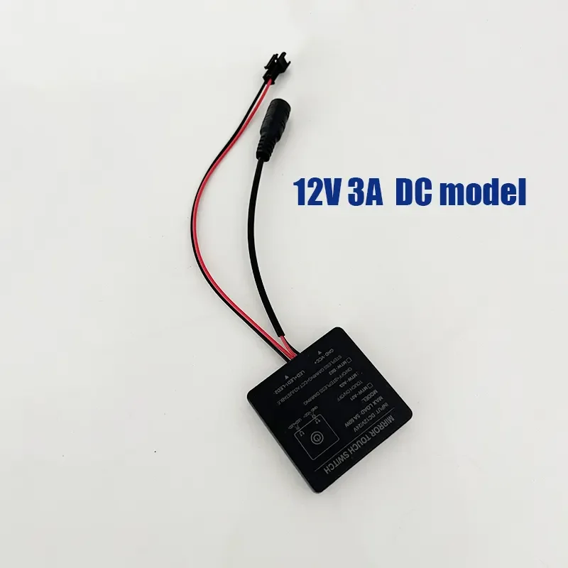 DC12V 3A LED Bathroom makeup Mirror Dimmer Touch Switch smart single key dimming touch sensor switch for mirror