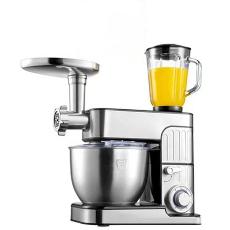 Multi-function Chef Machine 5l 7l Food Processor 1000w Electrical Egg Beater 6 Speed Low Noise Food Mixer Meat Grinder